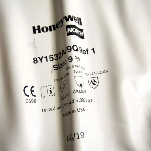 霍尼韦尔（Honeywell） 8Y1532A 干箱手套 (氯丁橡胶)